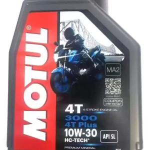 Motul 3000 4T Plus 10W30 Mineral Engine Oil – 1 L